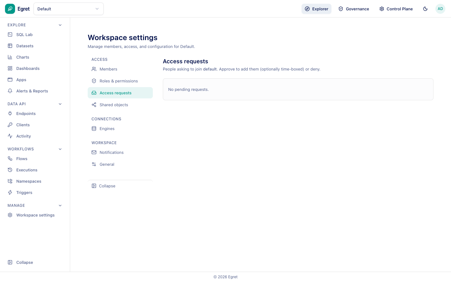 Access requests