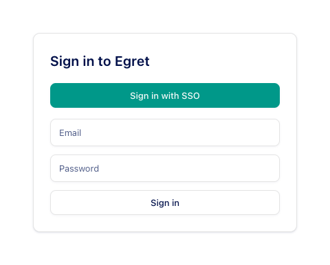 The sign-in page with the break-glass form open